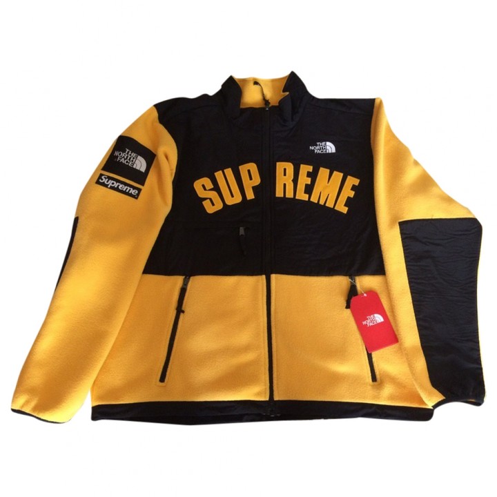 Supreme X The North Face Yellow Synthetic Jackets Shopstyle