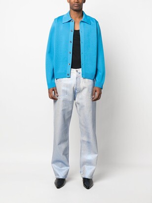 Our Legacy Third Cut Iridescent Foil Jeans - ShopStyle 