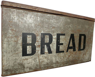 One Kings Lane Vintage Antique English Bread Box