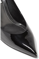 Thumbnail for your product : Balenciaga Slash Patent-leather Pumps - Black