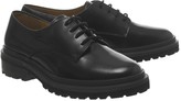 Thumbnail for your product : Office Frenchie Lace Up Flats Black Box Leather
