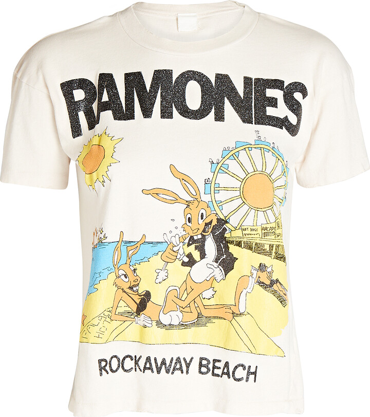 MadeWorn Ramones Rockaway Cropped T-Shirt - ShopStyle Short Sleeve Tops
