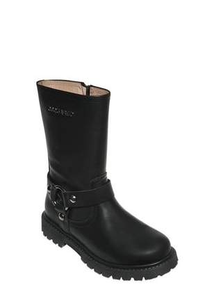 DSQUARED2 Leather Biker Boots