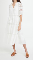 Thumbnail for your product : En Saison Tiered Lace Detail Midi Dress
