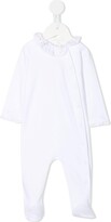 Thumbnail for your product : Marie Chantal Ruffle-Neck Cotton Pajama
