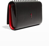 Thumbnail for your product : Christian Louboutin Paloma Fold-Over Spike Clutch Bag, Black