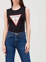 Thumbnail for your product : GUESS Helena Logo Bodysuit - Black