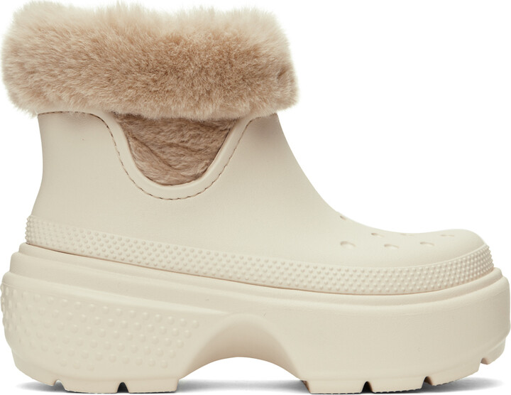 Crocs Stomp Lined Boot (Stucco) Shoes - ShopStyle