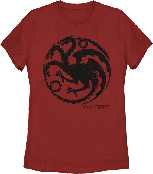 Game of Thrones Targaryen Logo Red T-Shirt