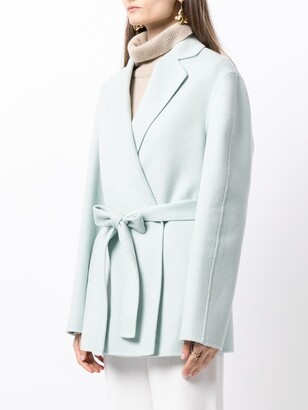 Joseph Belted Cashmere-Wool Coat