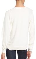 Thumbnail for your product : Wildfox Couture V-Neck Vampire Smile Pullover