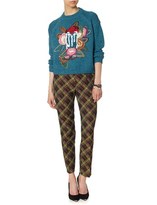 Thumbnail for your product : Antonio Marras Lime Neon Tartan Trousers
