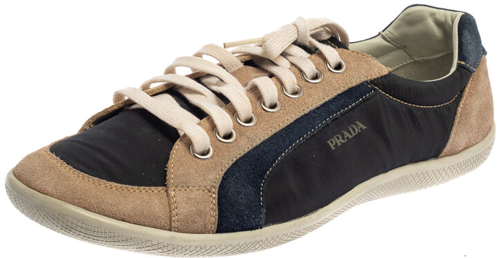 prada blue suede shoes
