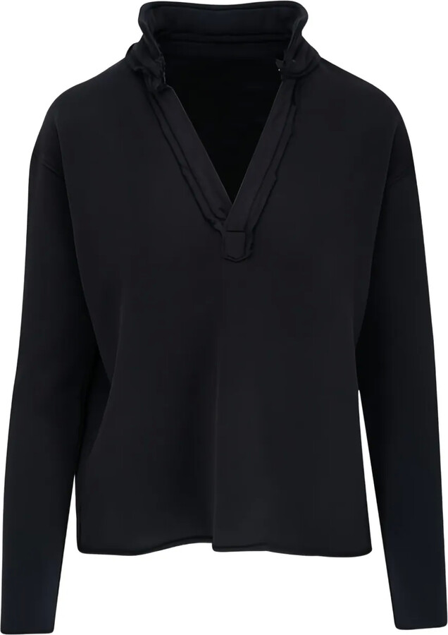 V-neck sweatshirt