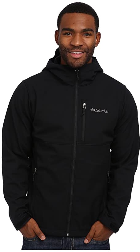columbia softshell hooded jacket
