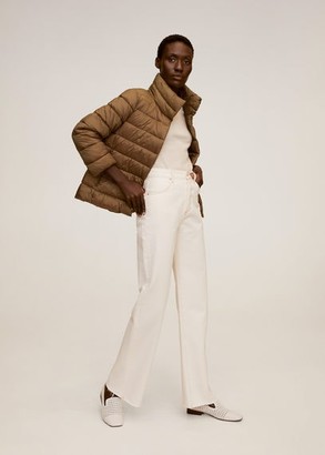 mango quilted jacket