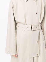 Thumbnail for your product : Sofie D'hoore Off-Centre Belted Trench Coat