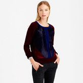 Thumbnail for your product : J.Crew Collection colorblock calf hair sweatshirt