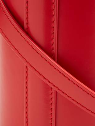 Saint Laurent Staud Bissett Leather Bucket - Red