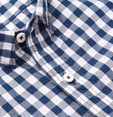 Thumbnail for your product : Nonnative Dweller Button-Down Collar Gingham Cotton-Blend Shirt
