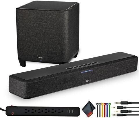 Denon Home Sound Bar SB550 Virtual 4-Channel Network Soundbar Bundle