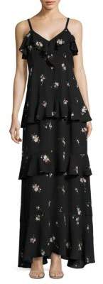A.L.C. Zadena Floral-Print Silk Maxi Dress