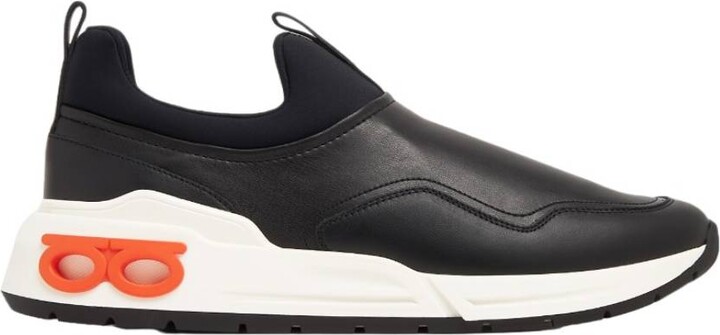 Ferragamo Men's Cosma Gancini Slip-On Sneakers