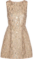 Thumbnail for your product : Alice + Olivia Lindsey Embellished Cotton Mini Dress