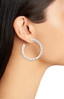 Thumbnail for your product : Ippolita Glamazon - Number 3 Skinny Hammered Hoop Earrings