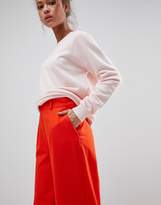 Thumbnail for your product : ASOS Design Wide Leg Pants With Pleat Detail