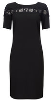 Thumbnail for your product : Wallis Black Lace Detail Crepe Dress
