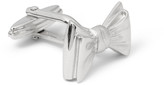 Thumbnail for your product : Lanvin Bow Tie Rhodium-Plated Cufflinks