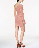 Thumbnail for your product : Endless Rose One-Shoulder Faux-Suede Bodycon Dress