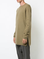 Thumbnail for your product : Rick Owens cashmere crew neck jumper