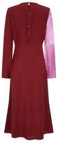 Thumbnail for your product : Tibi Colour Block Silk Midi Dress