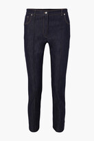 Thumbnail for your product : Rokh Cropped High-rise Straight-leg Jeans