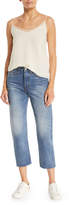 Thumbnail for your product : Levi's Premium Partners in Crime Wedgie-Icon Fit Straight-Leg Jeans w/ Raw-Edge Hem