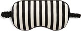 Thumbnail for your product : Olivia von Halle Silk Striped Eye Mask