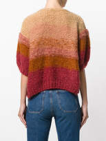 Thumbnail for your product : Mes Demoiselles Maika knitted poncho