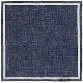 Thumbnail for your product : Isaia Men's Striped-Border Pocket Square