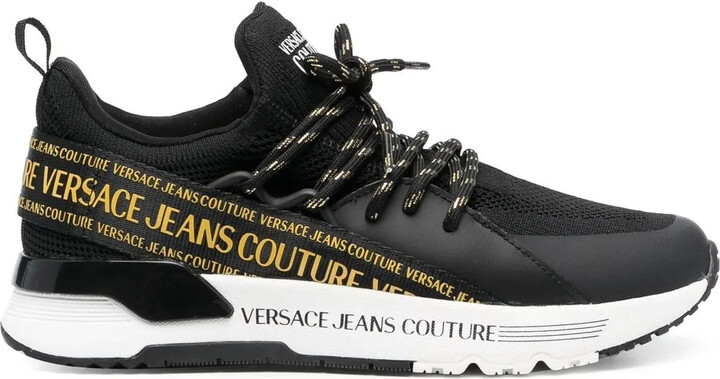 Versace Jeans Couture Logo-Tape Low-Top Sneakers