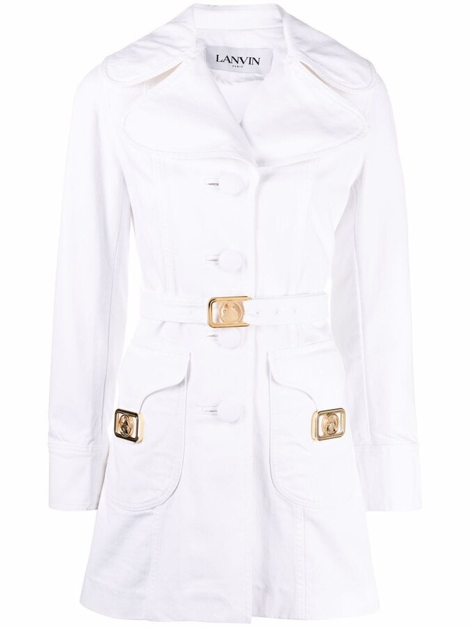 Lanvin Jacket White | Shop the world's largest collection of fashion |  ShopStyle