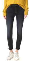 Thumbnail for your product : Mother The Cropped Looker Skinny Jeans