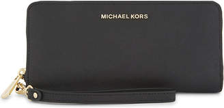 MICHAEL Michael Kors Jet Set Travel leather continental zip-around wallet
