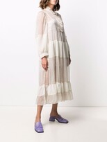 Thumbnail for your product : Sandro Tiered Midi Dress