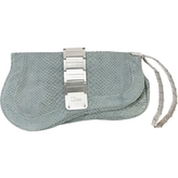 Thumbnail for your product : Christian Dior Celadon Green Python Clutch