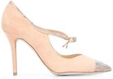 Thumbnail for your product : Rene Caovilla embellished bow pumps