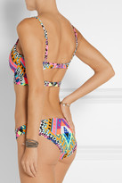 Thumbnail for your product : Mara Hoffman Cami printed underwire bikini