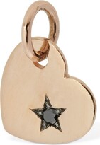 Thumbnail for your product : Dodo 9kt Rose Gold Heart Charm W/ Diamond