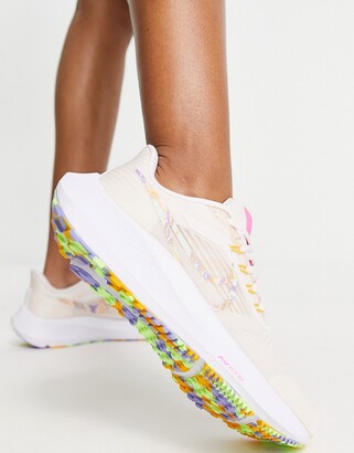 nike running air zoom pegasus 39 premium trainers inlight pink